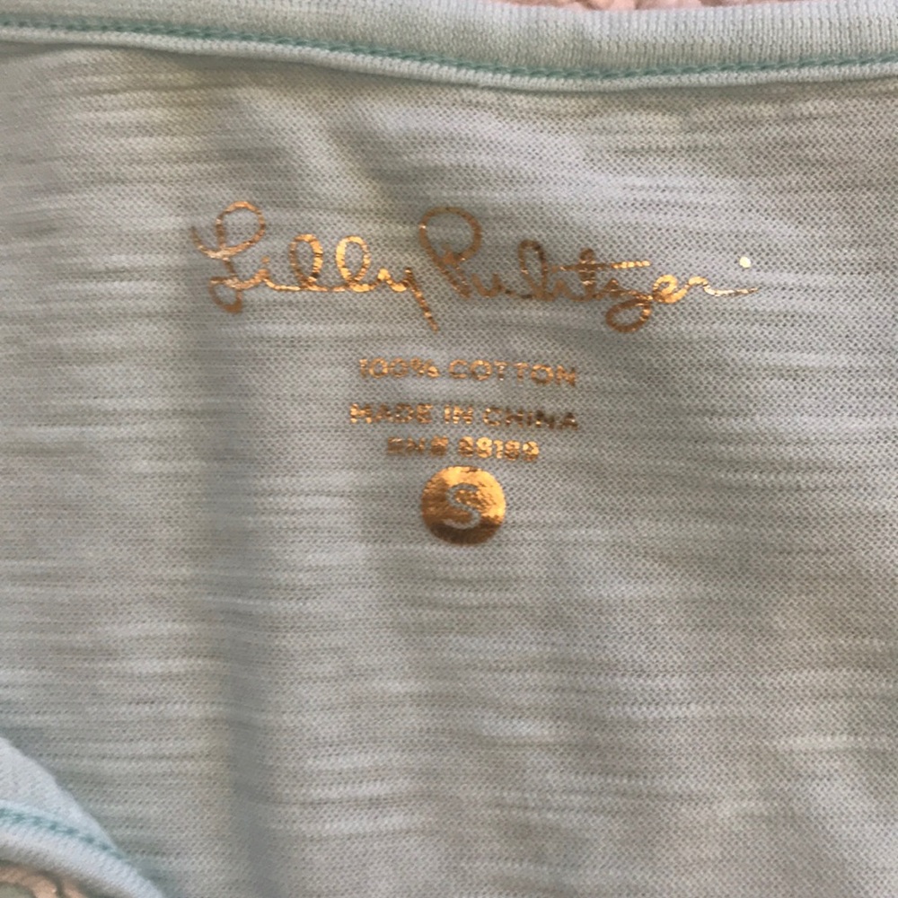 Lilly Pulitzer embroidered boho top - Picture 2 of 4